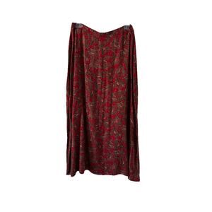 90s Vintage Maxi /Midi Skirt Sag Harbor Paisley Floral Y2K Women’s 14